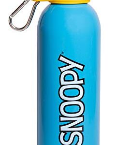 Grupo Erik Snoopy Metal Hot&Cold Bottle 500ml - 17 oz | Snoopy Gifts | Hot And Cold Water Bottle | 500ml Water Bottle | Water Bottle Metal | Cute Water Bottle