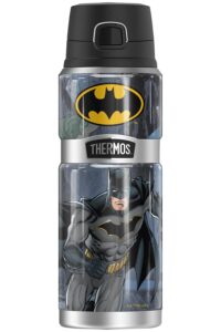 batman batman batcave thermos stainless king stainless steel drink bottle, vacuum insulated & double wall, 24oz