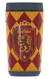 thermos harry potter gryffindor plaid sigil, guardian collection stainless steel travel tumbler, vacuum insulated & double wall, 12oz
