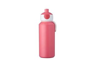 mepal rosty 946979 mug bottle, pink, approx. 13.5 fl oz (400 ml), drinking bottle, pop-up