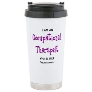 cafepress occupational therapist stainless steel travel mug stainless steel travel mug, insulated 20 oz. coffee tumbler