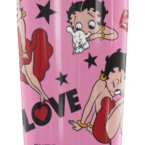 THERMOS Betty Boop Collage GUARDIAN COLLECTION Stainless Steel Travel Tumbler, Vacuum insulated & Double Wall, 12 oz.