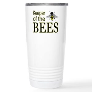 CafePress Keeping Bees Stainless Steel Travel Mug Stainless Steel Travel Mug, Insulated 20 oz. Coffee Tumbler