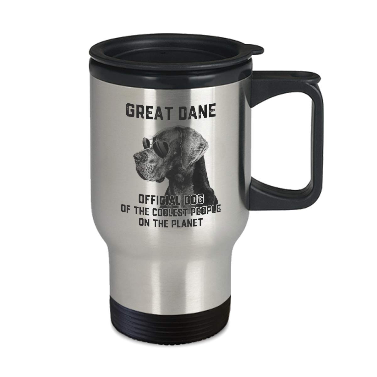 Funny Great Dane Lover Cup - Dog Of Coolest People On Planet - 14oz Coffee, Tea Travel Mug