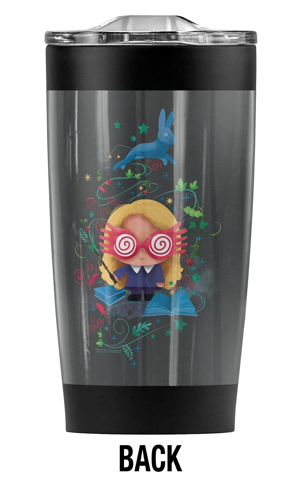 Harry Potter Luna Lovegood Chibi Stainless Steel Tumbler 20 oz Coffee Travel Mug/Cup, Vacuum Insulated & Double Wall with Leakproof Sliding Lid | Great for Hot Drinks and Cold Beverages