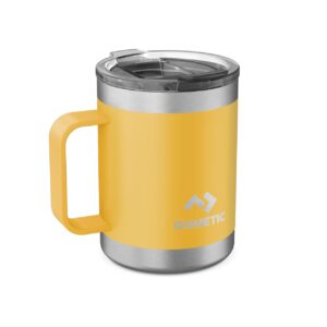 dometic 16 oz double-wall, vacuum insulated, stainless steel thermo mug with sip through lid, glow