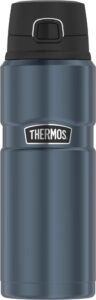thermos stainless king 24-ounce drink bottle, slate