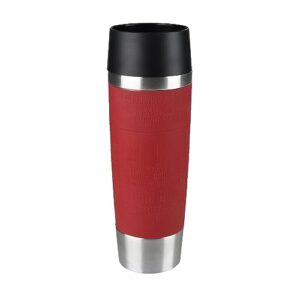 tefal travel mug grande, stainless steel, red, 0.5 l