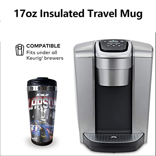 MYUZVIZ 5 Kyle Larson Portable Coffee Mug 16 (oz) Cocoa Mug Stainless Steel Insulation Mug Waterproof Insulation Easy Carry Reusable Travel Mug