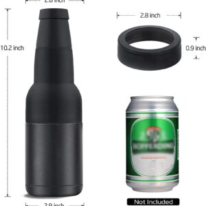 Can Cooler for 12oz Cans Double Wall Vacuum Insulated Bottle Cooler with Bottle Opener