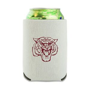morehouse college secondary logo can cooler - drink sleeve hugger collapsible insulator - beverage insulated holder