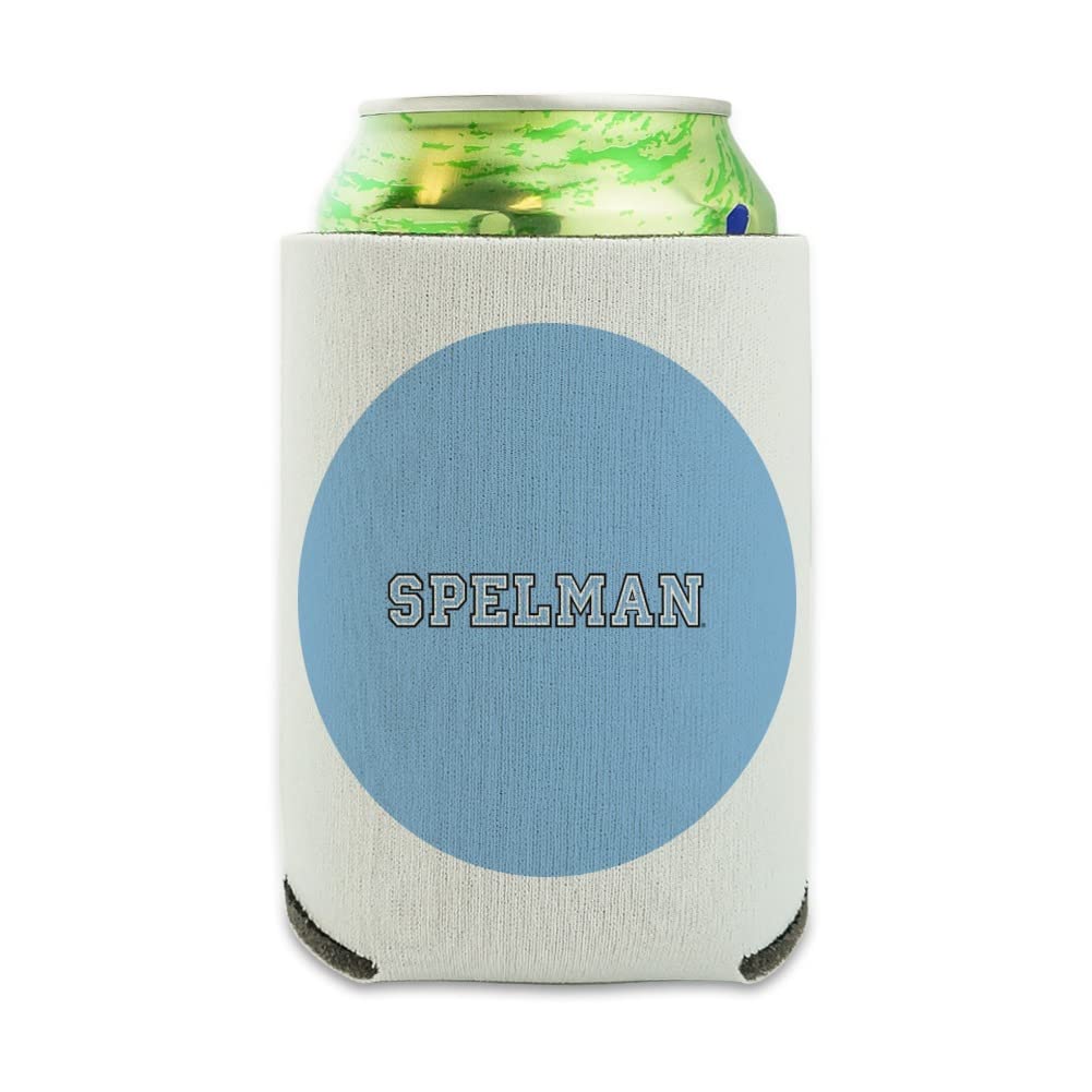 Spelman College Primary Logo Can Cooler - Drink Sleeve Hugger Collapsible Insulator - Beverage Insulated Holder