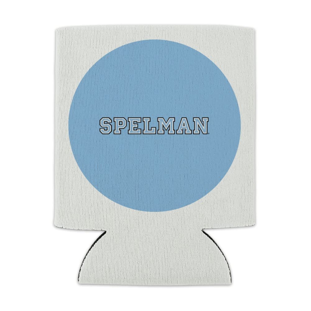 Spelman College Primary Logo Can Cooler - Drink Sleeve Hugger Collapsible Insulator - Beverage Insulated Holder