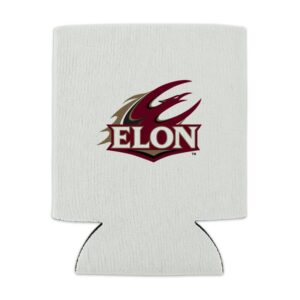 Elon University Secondary Logo Can Cooler - Drink Sleeve Hugger Collapsible Insulator - Beverage Insulated Holder