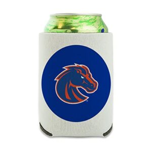 boise state university primary logo can cooler - drink sleeve hugger collapsible insulator - beverage insulated holder