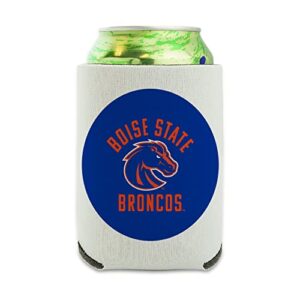 boise state university broncos logo can cooler - drink sleeve hugger collapsible insulator - beverage insulated holder
