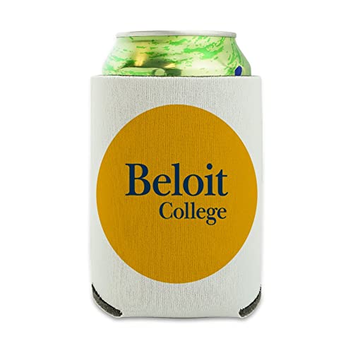 Beloit College Secondary Logo Can Cooler - Drink Sleeve Hugger Collapsible Insulator - Beverage Insulated Holder