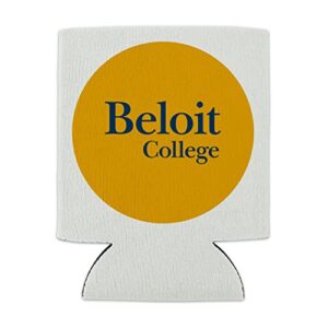 Beloit College Secondary Logo Can Cooler - Drink Sleeve Hugger Collapsible Insulator - Beverage Insulated Holder