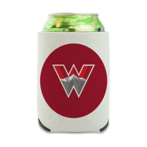 western colorado university primary logo can cooler - drink sleeve hugger collapsible insulator - beverage insulated holder