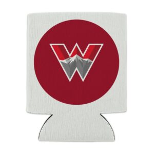 Western Colorado University Primary Logo Can Cooler - Drink Sleeve Hugger Collapsible Insulator - Beverage Insulated Holder