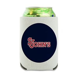 st. john's university secondary logo can cooler - drink sleeve hugger collapsible insulator - beverage insulated holder