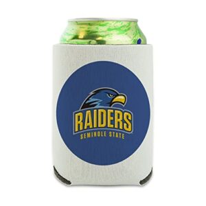 seminole state college primary logo can cooler - drink sleeve hugger collapsible insulator - beverage insulated holder