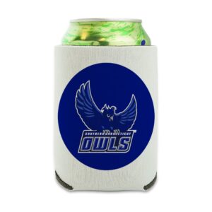 southern connecticut state university primary logo can cooler - drink sleeve hugger collapsible insulator - beverage insulated holder