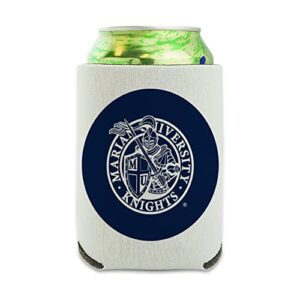 marian university knights logo can cooler - drink sleeve hugger collapsible insulator - beverage insulated holder