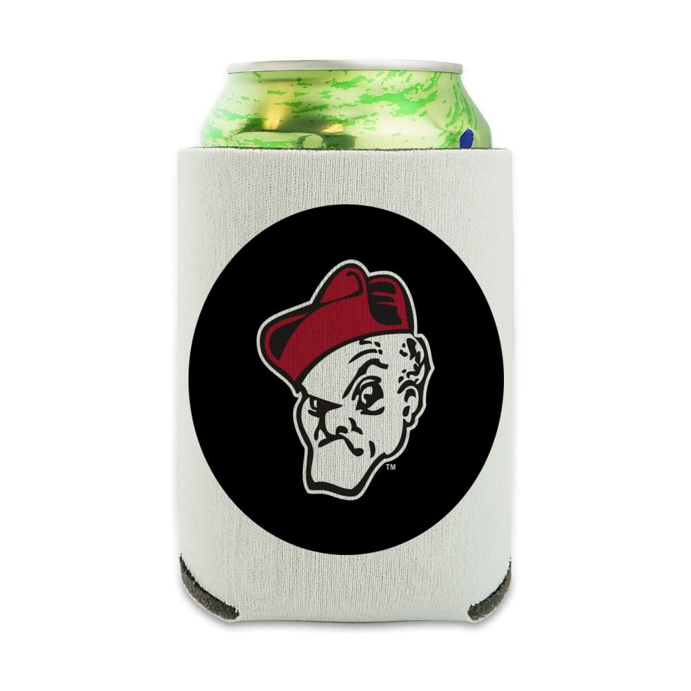 Ohio Wesleyan University Secondary Logo Can Cooler - Drink Sleeve Hugger Collapsible Insulator - Beverage Insulated Holder