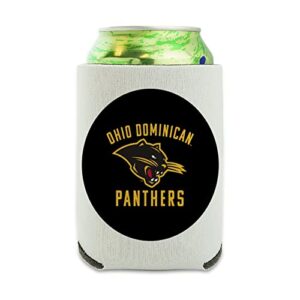 ohio dominican university panthers logo can cooler - drink sleeve hugger collapsible insulator - beverage insulated holder