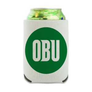 oklahoma baptist university primary logo can cooler - drink sleeve hugger collapsible insulator - beverage insulated holder
