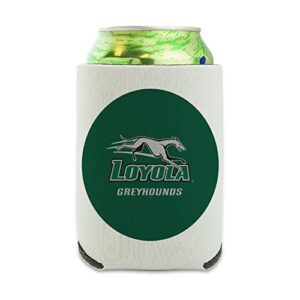 loyola university maryland primary logo can cooler - drink sleeve hugger collapsible insulator - beverage insulated holder