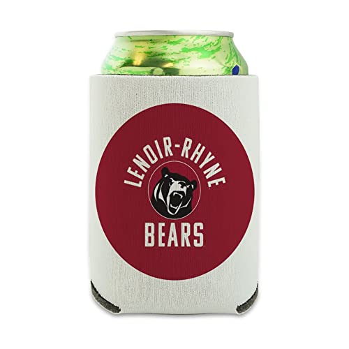 Lenoir-Rhyne University Bears Logo Can Cooler - Drink Sleeve Hugger Collapsible Insulator - Beverage Insulated Holder