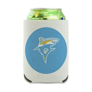 long island university primary logo can cooler - drink sleeve hugger collapsible insulator - beverage insulated holder