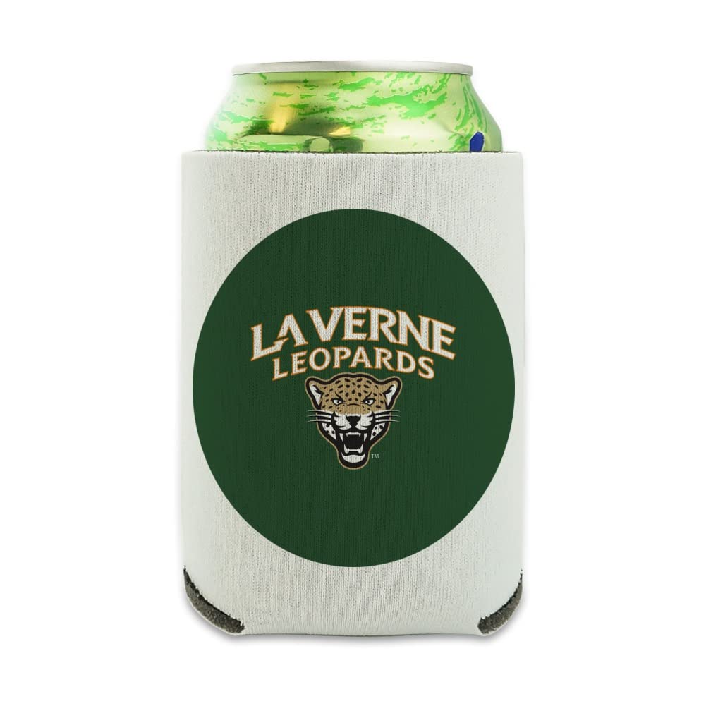 University of La Verne Primary Logo Can Cooler - Drink Sleeve Hugger Collapsible Insulator - Beverage Insulated Holder