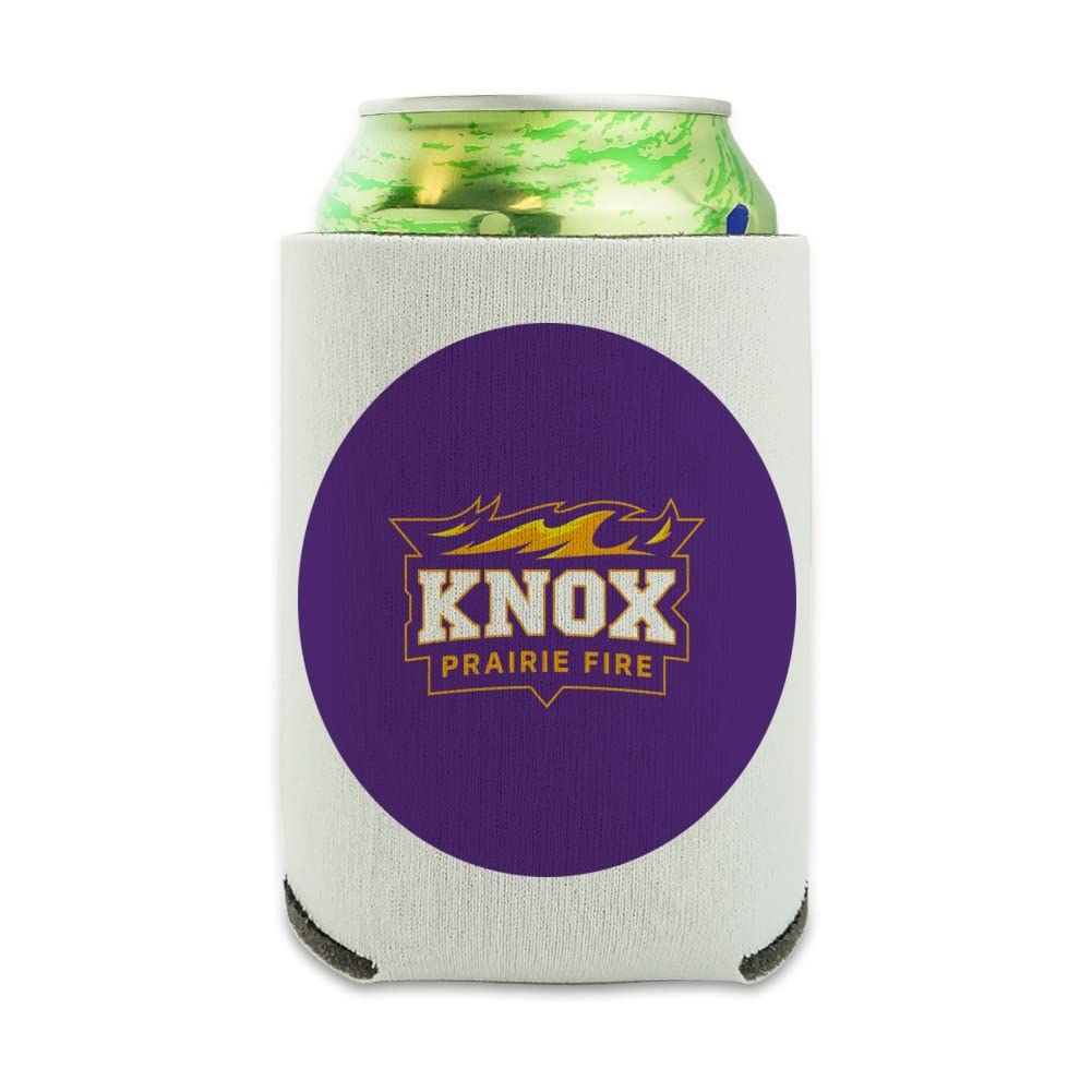 Knox College Primary Logo Can Cooler - Drink Sleeve Hugger Collapsible Insulator - Beverage Insulated Holder