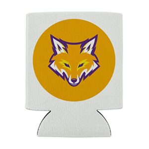 Knox College Secondary Logo Can Cooler - Drink Sleeve Hugger Collapsible Insulator - Beverage Insulated Holder