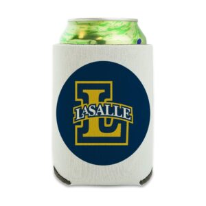 la salle university primary logo can cooler - drink sleeve hugger collapsible insulator - beverage insulated holder