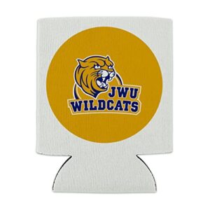 Johnson & Wales University Secondary Logo Can Cooler - Drink Sleeve Hugger Collapsible Insulator - Beverage Insulated Holder