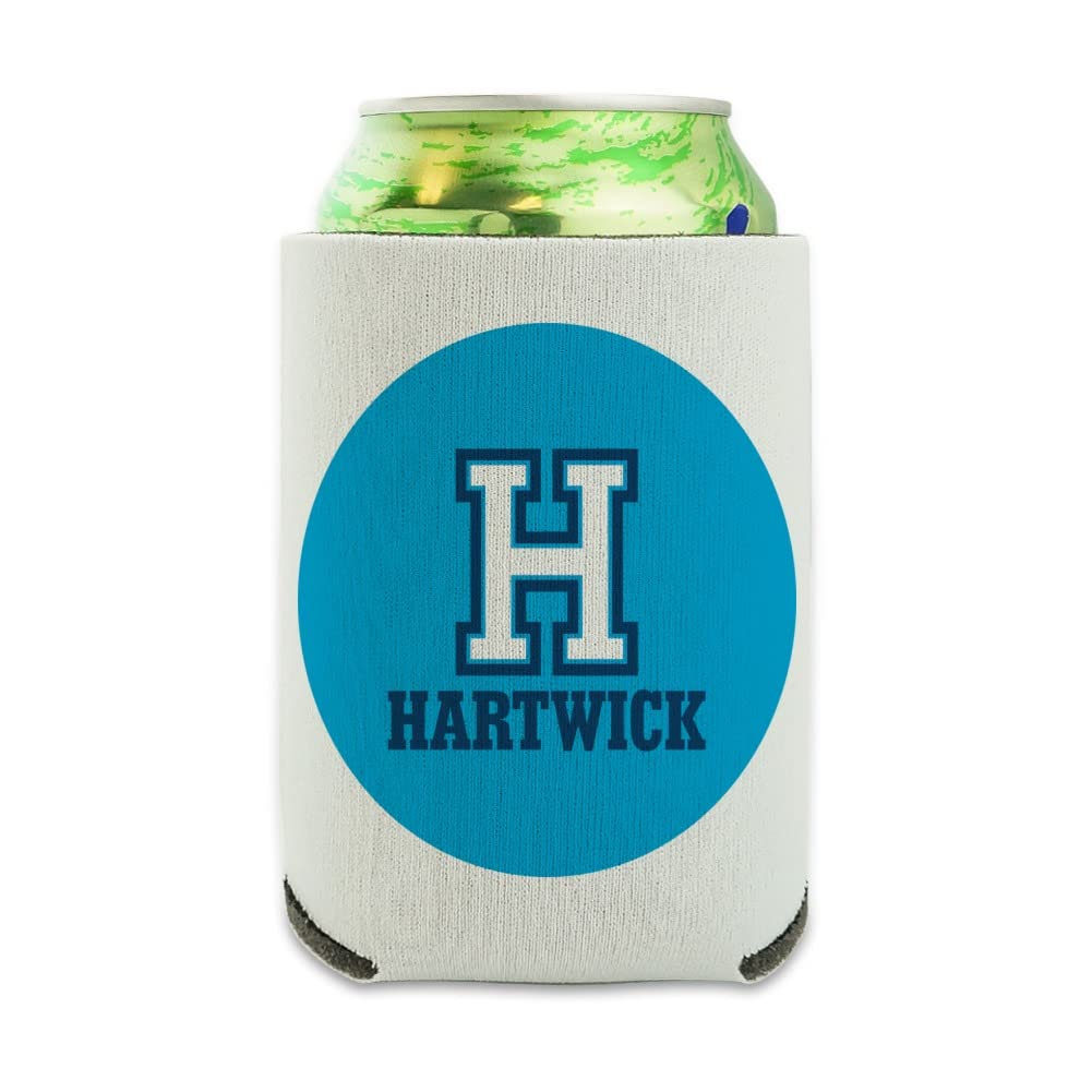 Hartwick College Secondary Logo Can Cooler - Drink Sleeve Hugger Collapsible Insulator - Beverage Insulated Holder