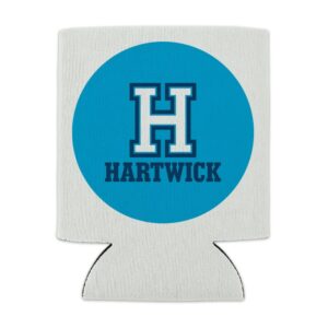 Hartwick College Secondary Logo Can Cooler - Drink Sleeve Hugger Collapsible Insulator - Beverage Insulated Holder