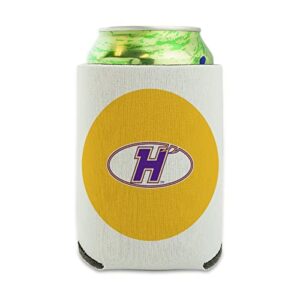 hunter college secondary logo can cooler - drink sleeve hugger collapsible insulator - beverage insulated holder