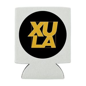 Xavier University of Louisiana Primary Logo Can Cooler - Drink Sleeve Hugger Collapsible Insulator - Beverage Insulated Holder