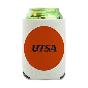 the university of texas at san antonio secondary logo can cooler - drink sleeve hugger collapsible insulator - beverage insulated holder