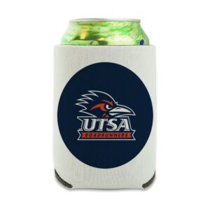 the university of texas at san antonio primary logo can cooler - drink sleeve hugger collapsible insulator - beverage insulated holder