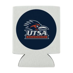 The University of Texas at San Antonio Primary Logo Can Cooler - Drink Sleeve Hugger Collapsible Insulator - Beverage Insulated Holder