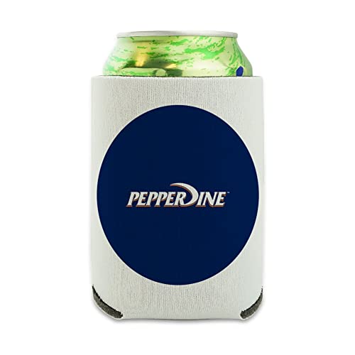 Pepperdine University Primary Logo Can Cooler - Drink Sleeve Hugger Collapsible Insulator - Beverage Insulated Holder