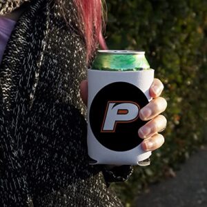 University of the Pacific Secondary Logo Can Cooler - Drink Sleeve Hugger Collapsible Insulator - Beverage Insulated Holder