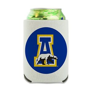 university of alaska, fairbanks primary logo can cooler - drink sleeve hugger collapsible insulator - beverage insulated holder