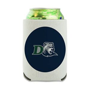 drew university primary logo can cooler - drink sleeve hugger collapsible insulator - beverage insulated holder